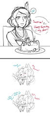 Lily/G'raha birthday art (2021)